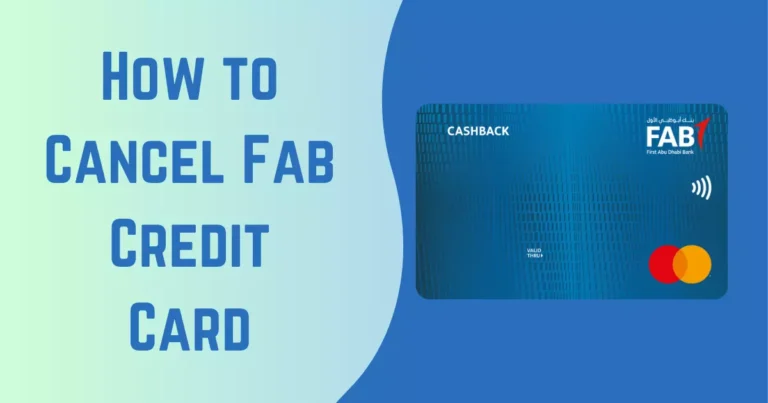 How to Cancel Fab Credit Card