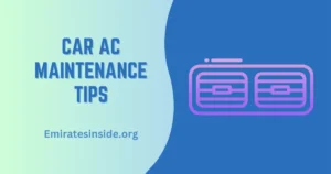 Car AC Maintenance Tips By iTyreCare