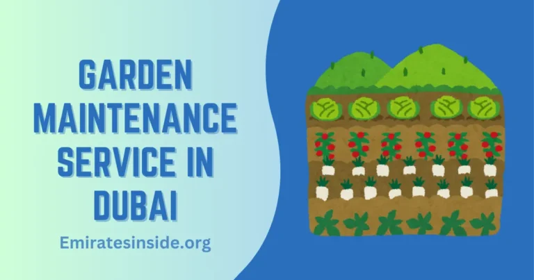 Garden Maintenance Service in Dubai