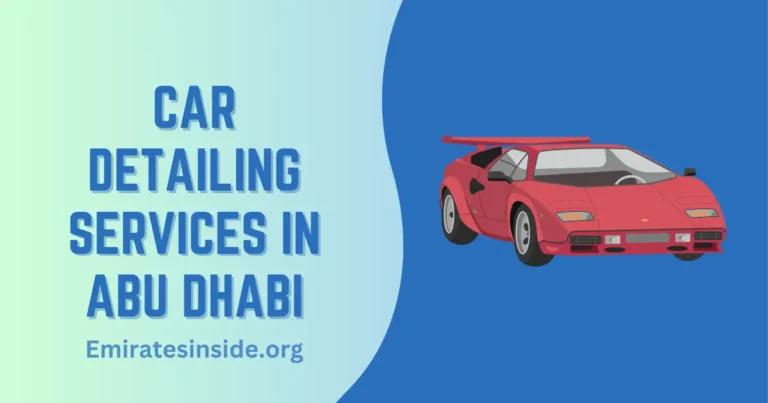 Local Car Detailing Services in Abu Dhabi