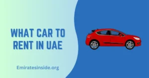 What car to rent in UAE